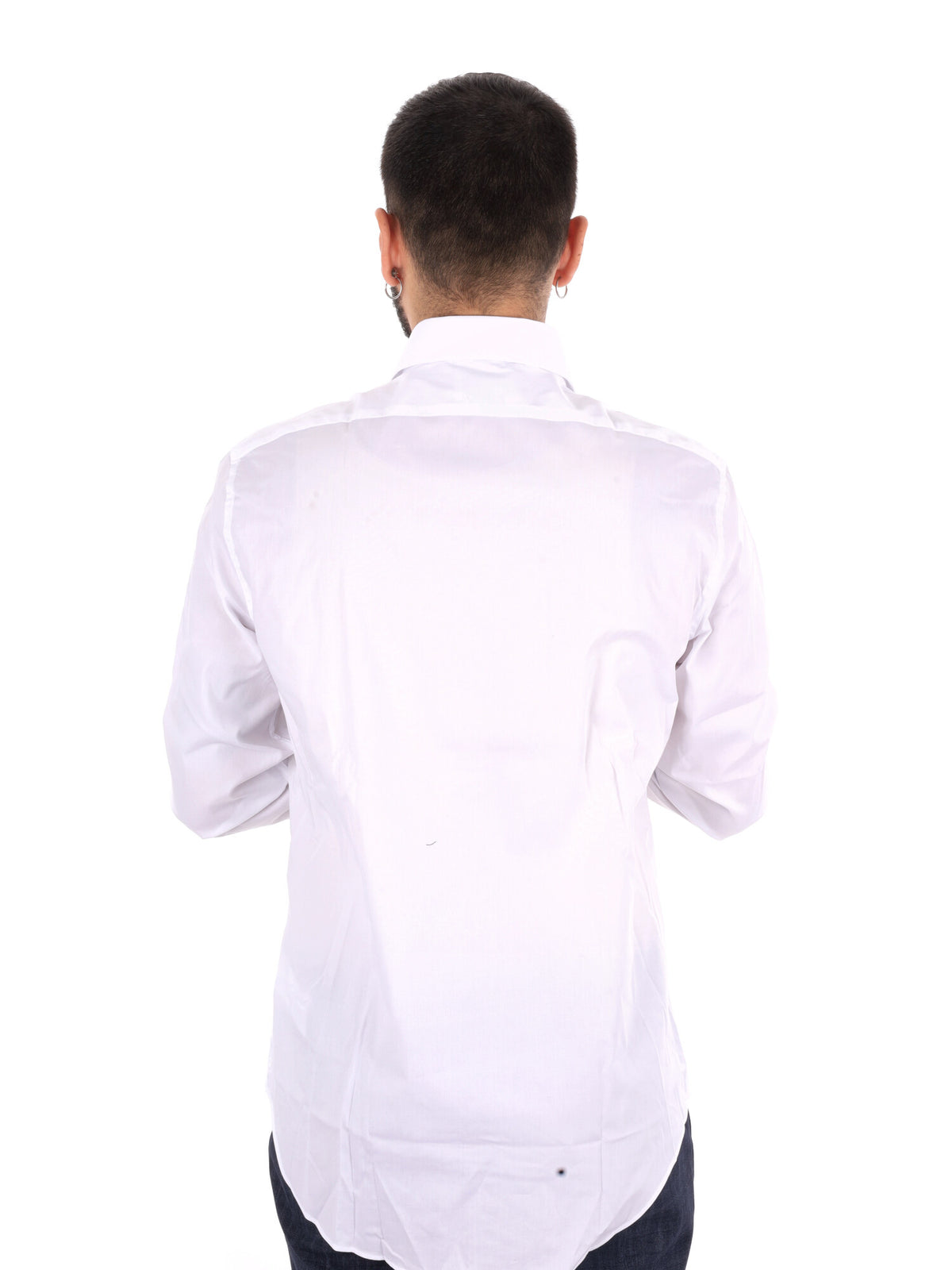 Calvin Klein Ess.Pop, camicia da uomo bianca