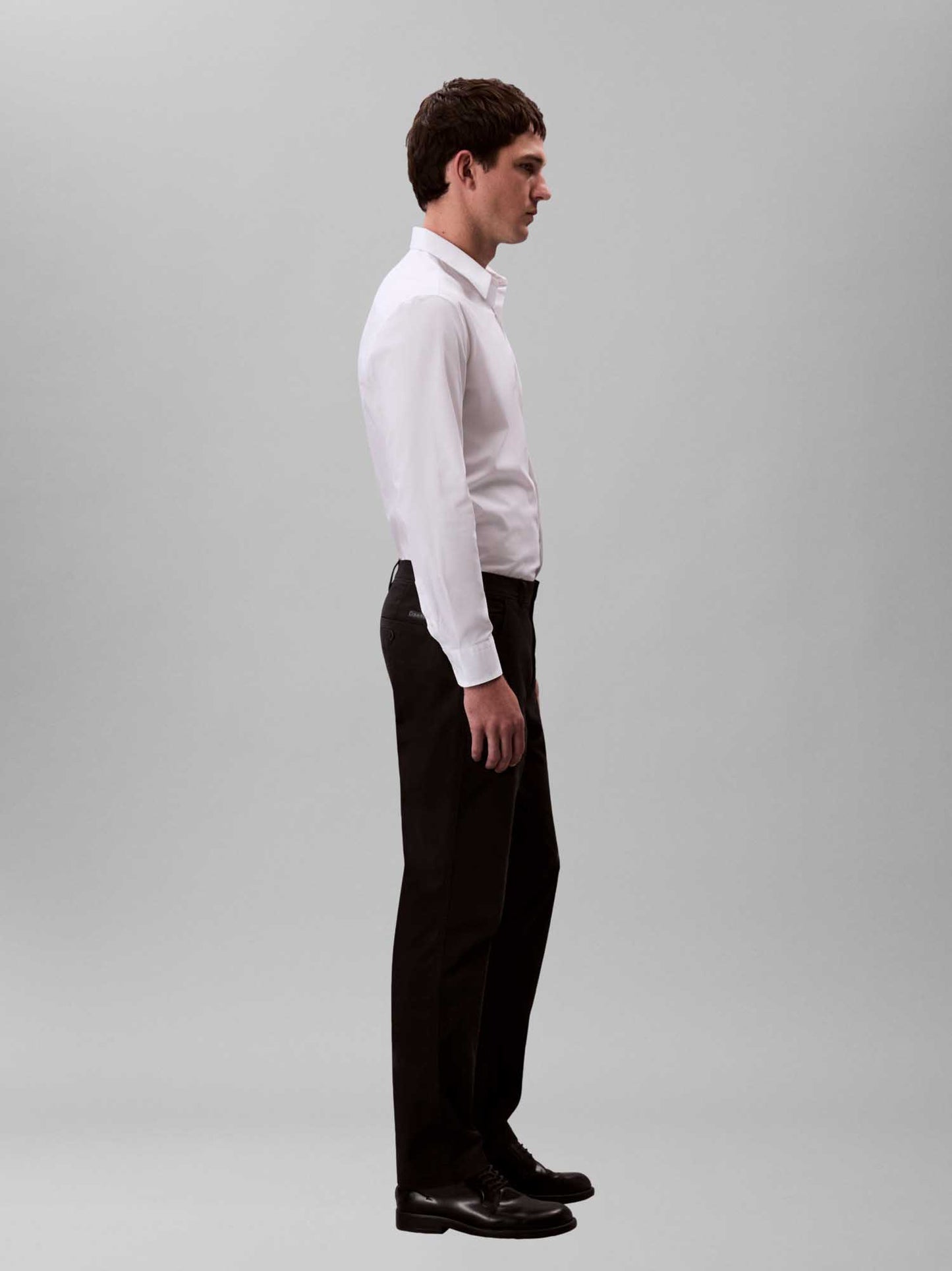 Pantalone chino slim Calvin Klein da uomo nero, comfort e stile casual
