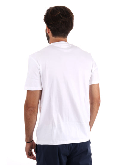 T-SHIRT SUPIMA CHEST CALVIN KLEIN UOMO BIANCO