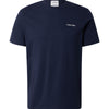 t-shirt-blu-calvin-kein-micro-logo-da-uomo