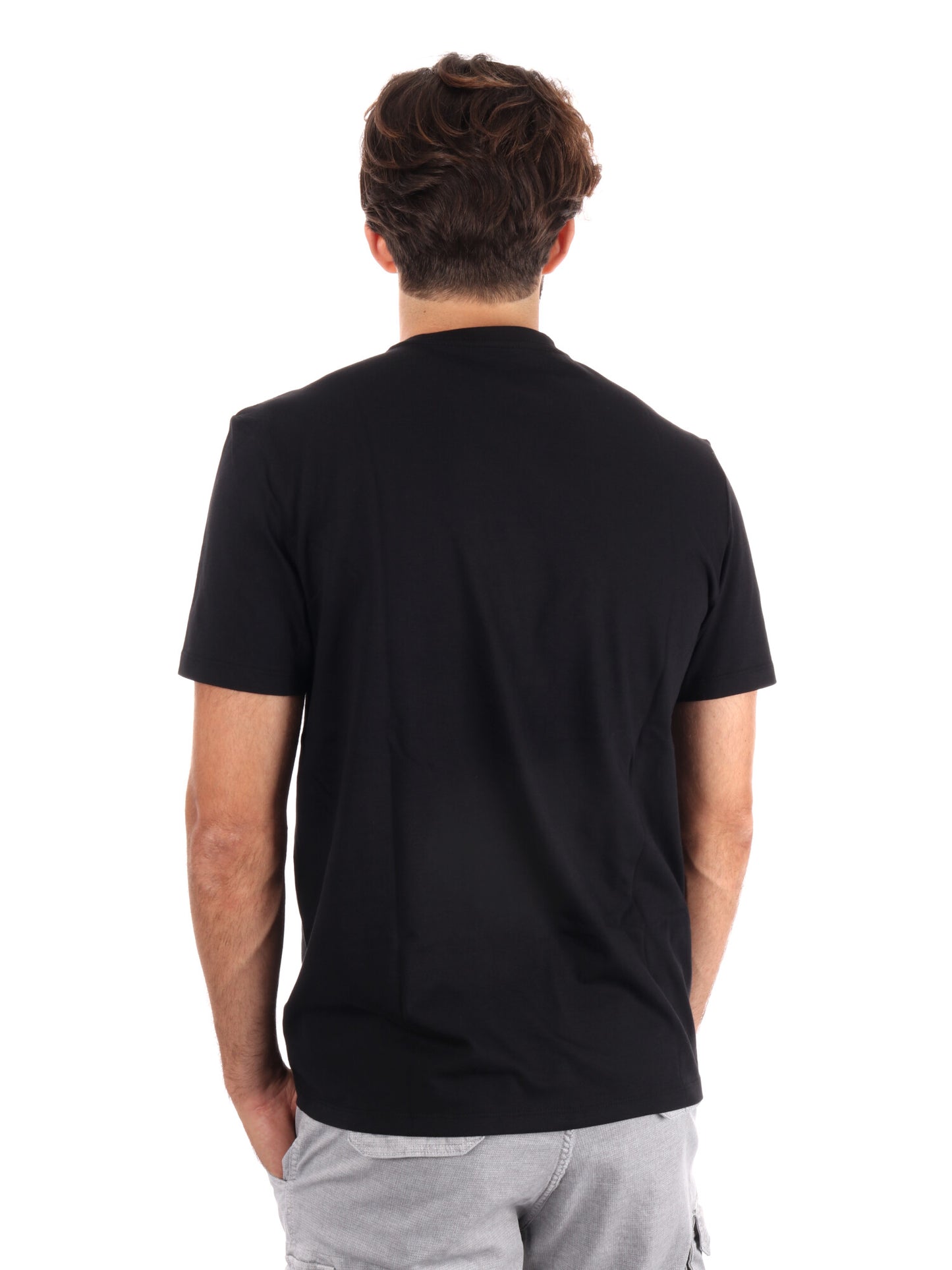 T-SHIRT CON LOGO CALVIN KLEIN JEANS UOMO NERO