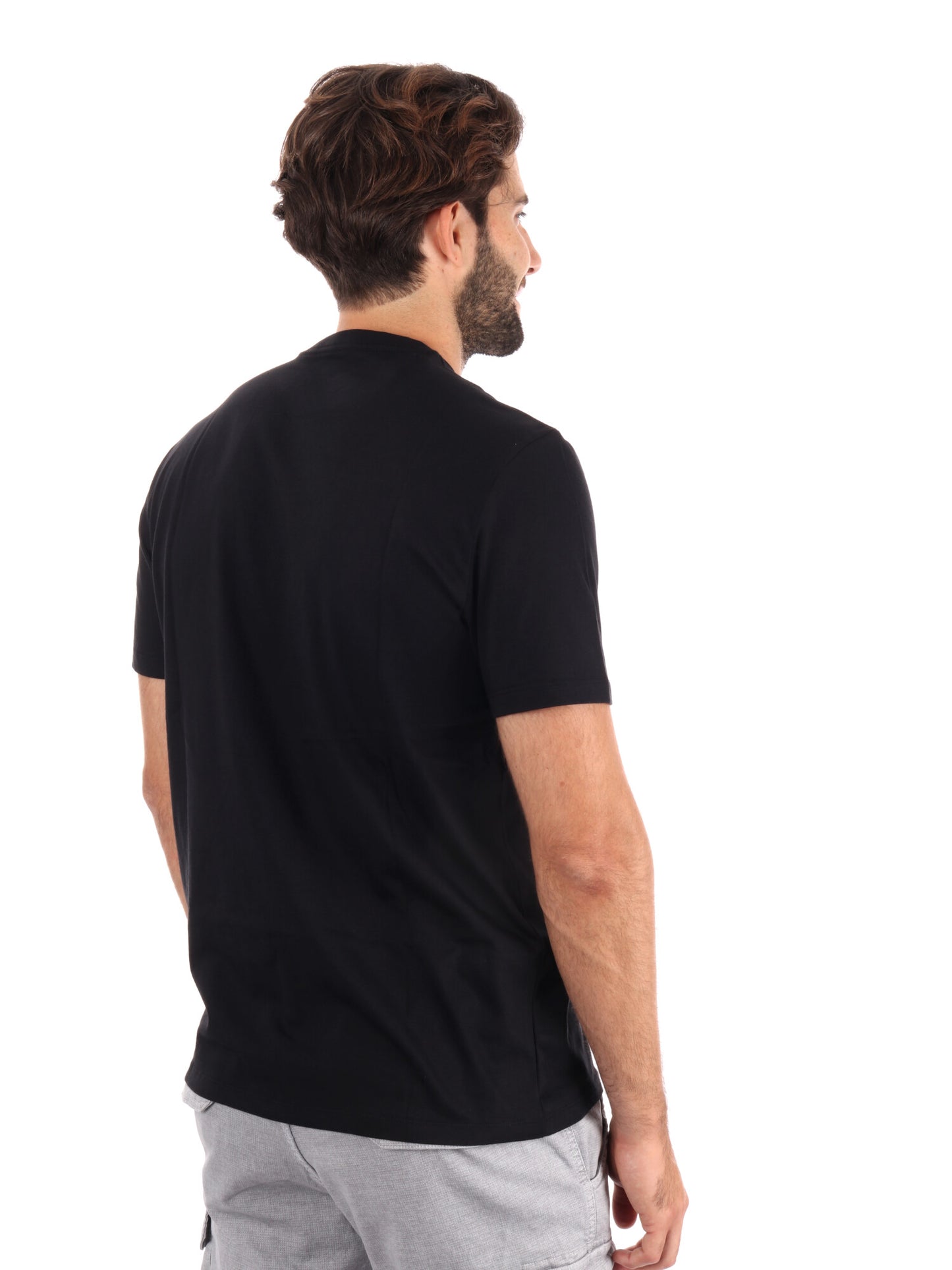 T-SHIRT CON LOGO CALVIN KLEIN JEANS UOMO NERO