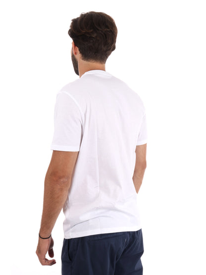 T-SHIRT CON LOGO CALVIN KLEIN JEANS UOMO BIANCO