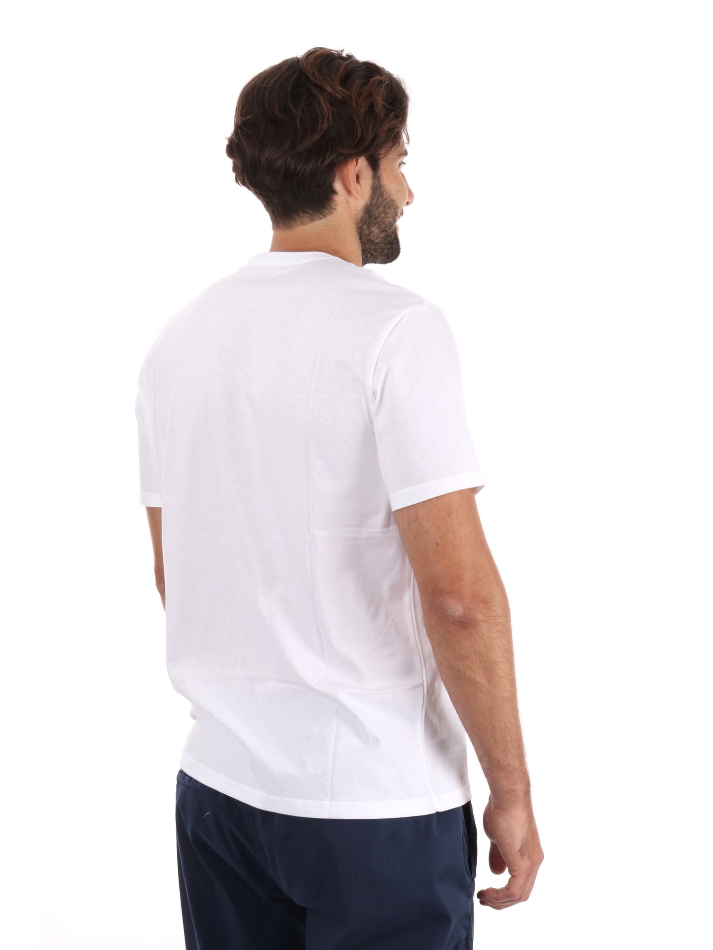 T-SHIRT CON LOGO CALVIN KLEIN JEANS UOMO BIANCO
