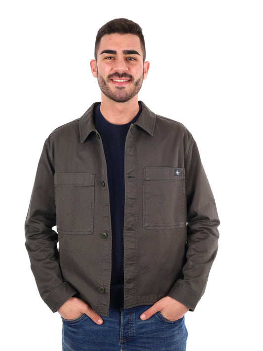 CAMICIONE CALVIN KLEIN JEANS DA UOMO VERDE