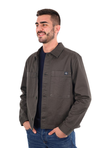 CAMICIONE CALVIN KLEIN JEANS DA UOMO VERDE