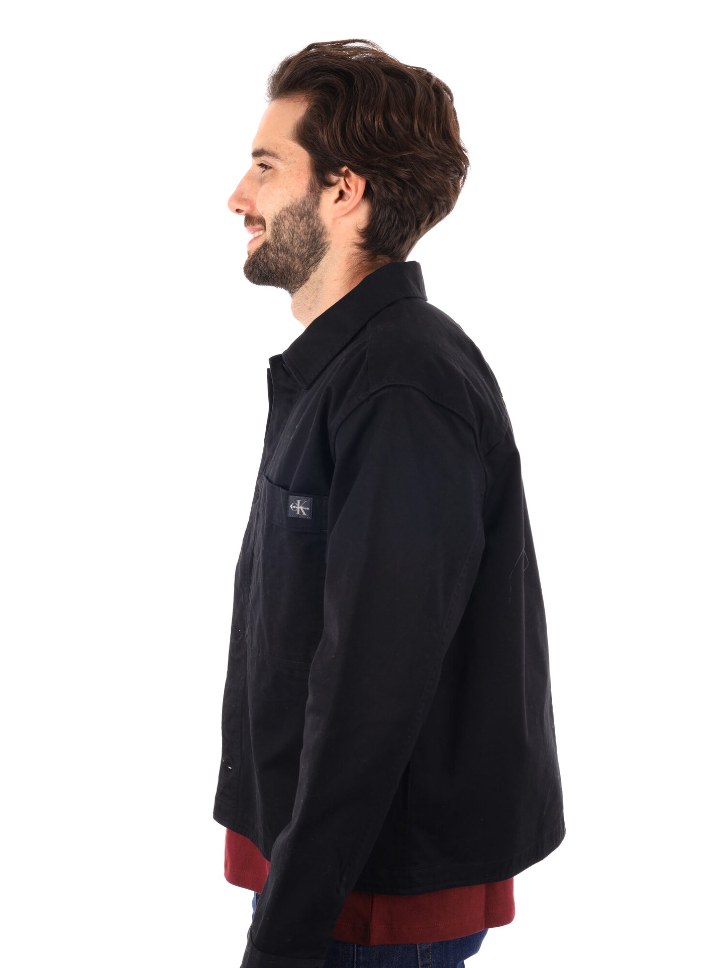 CAMICIONE CALVIN KLEIN JEANS DA UOMO NERO