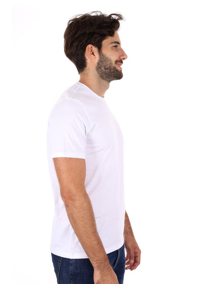 T-SHIRT CLASSIC MONOGRAM CALVIN KLEIN JEANS DA UOMO BIANCO