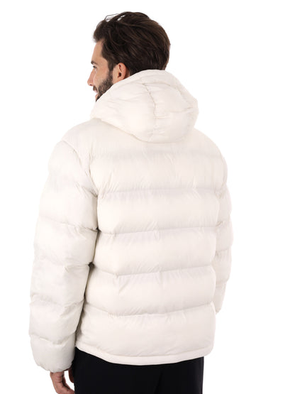 GIUBBINO MONOGRAM CALVIN KLEIN JEANS DA UOMO BEIGE