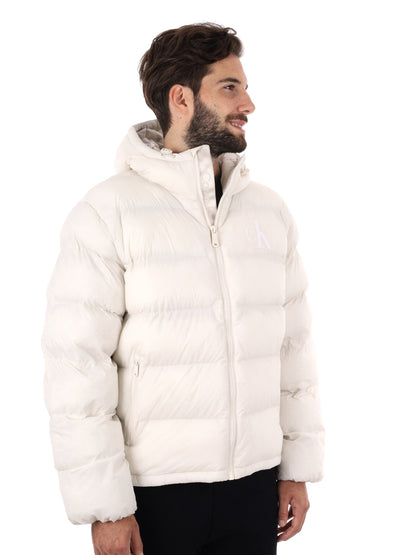 GIUBBINO MONOGRAM CALVIN KLEIN JEANS DA UOMO BEIGE