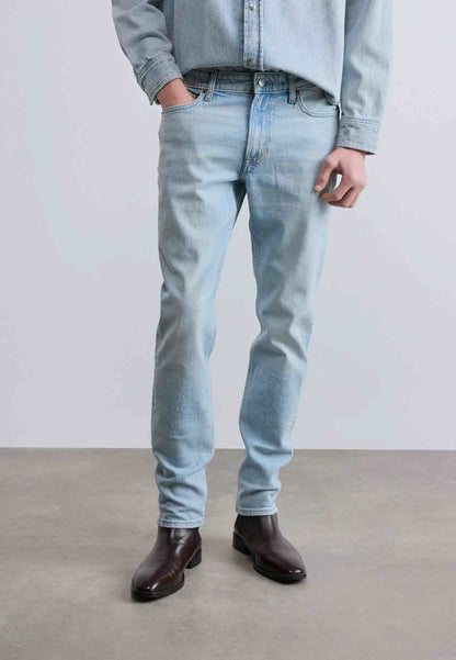 Ck slim taper marble jeans da uomo jeans chiaro