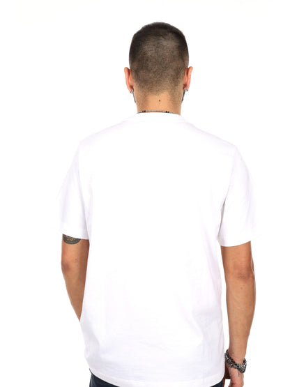 Calvin Klein 20S March Graphic, t-shirt uomo bianca in cotone