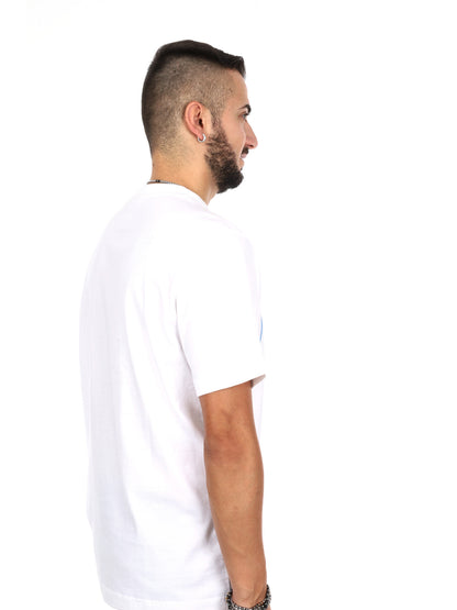 Calvin Klein 20S March Graphic, t-shirt uomo bianca in cotone