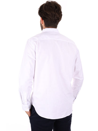 CAMICA CLASSIC FIT CALVIN KLEIN JEANS DA UOMO BIANCO