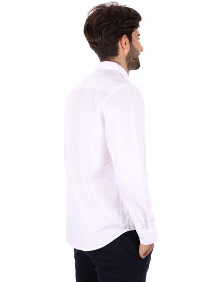 CAMICA CLASSIC FIT CALVIN KLEIN JEANS DA UOMO BIANCO