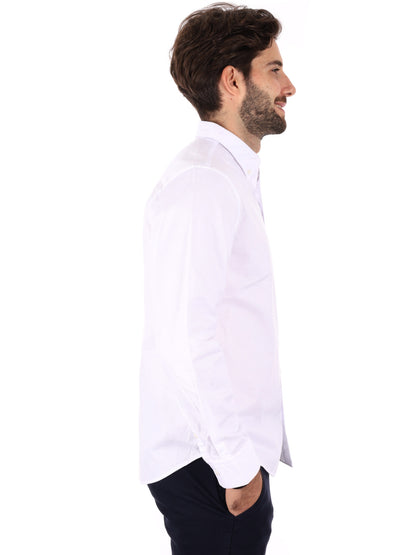 CAMICA CLASSIC FIT CALVIN KLEIN JEANS DA UOMO BIANCO