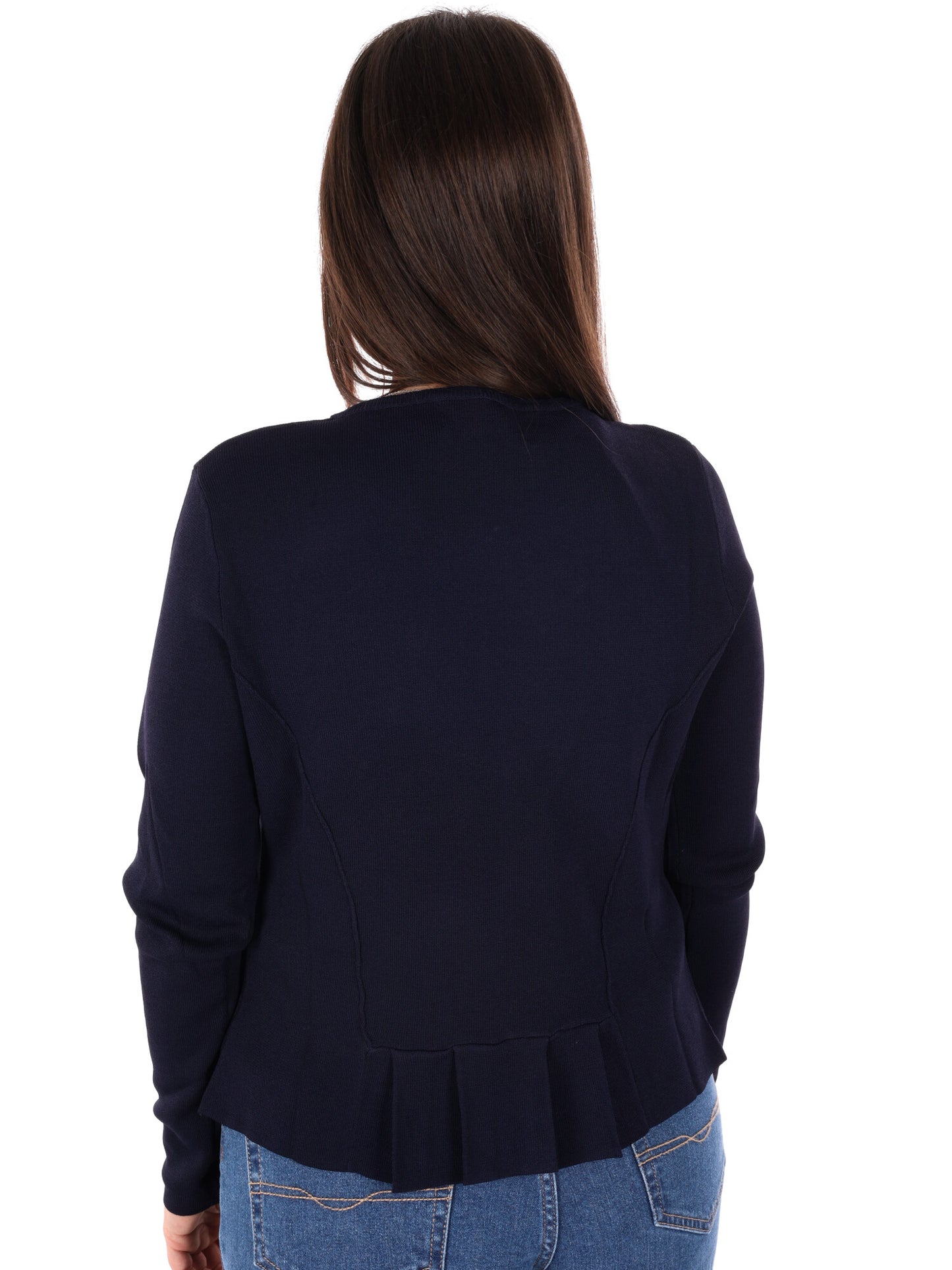 Yes-Zee maglia donna blu per la primavera estate