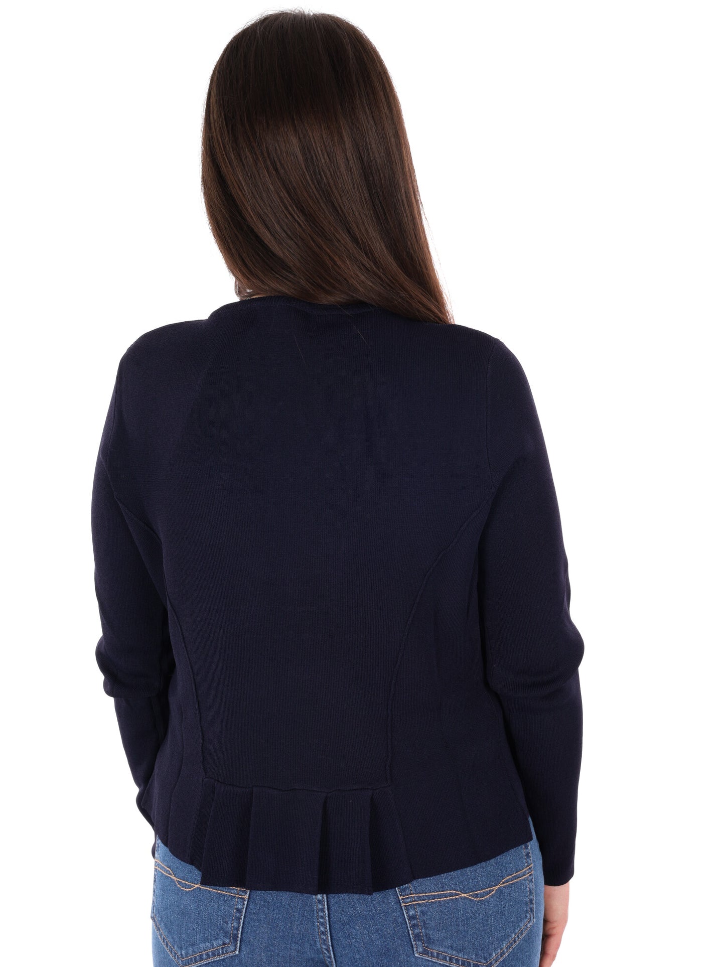 Yes-Zee maglia donna blu per la primavera estate
