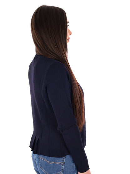 Yes-Zee maglia donna blu per la primavera estate