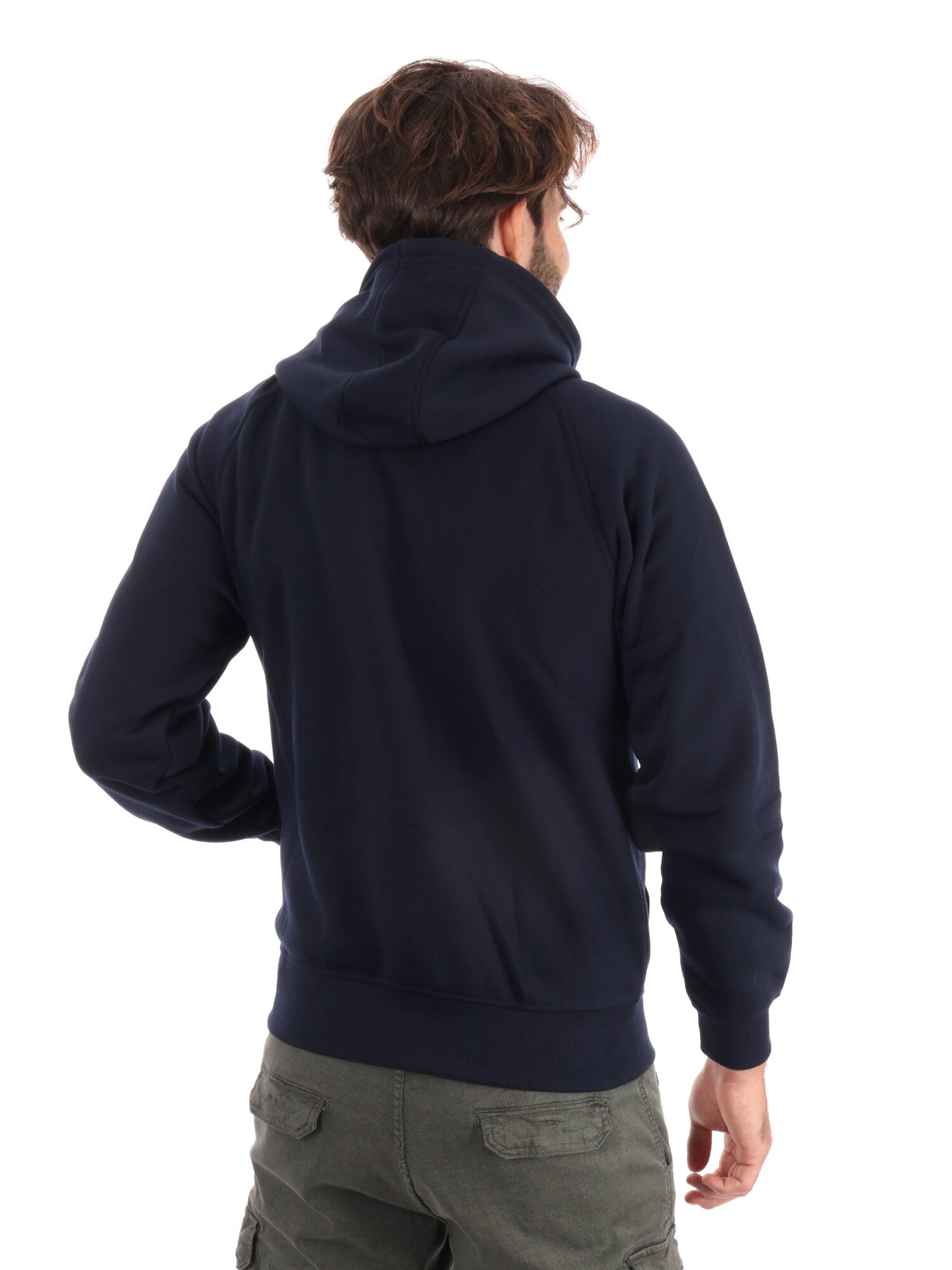 FELPA CON CAPPUCCIO GIVOVA DA UOMO BLU