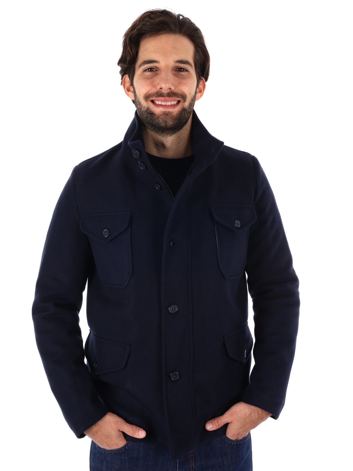 CAPPOTTO MAGGIOLINO FB DA UOMO BLU
