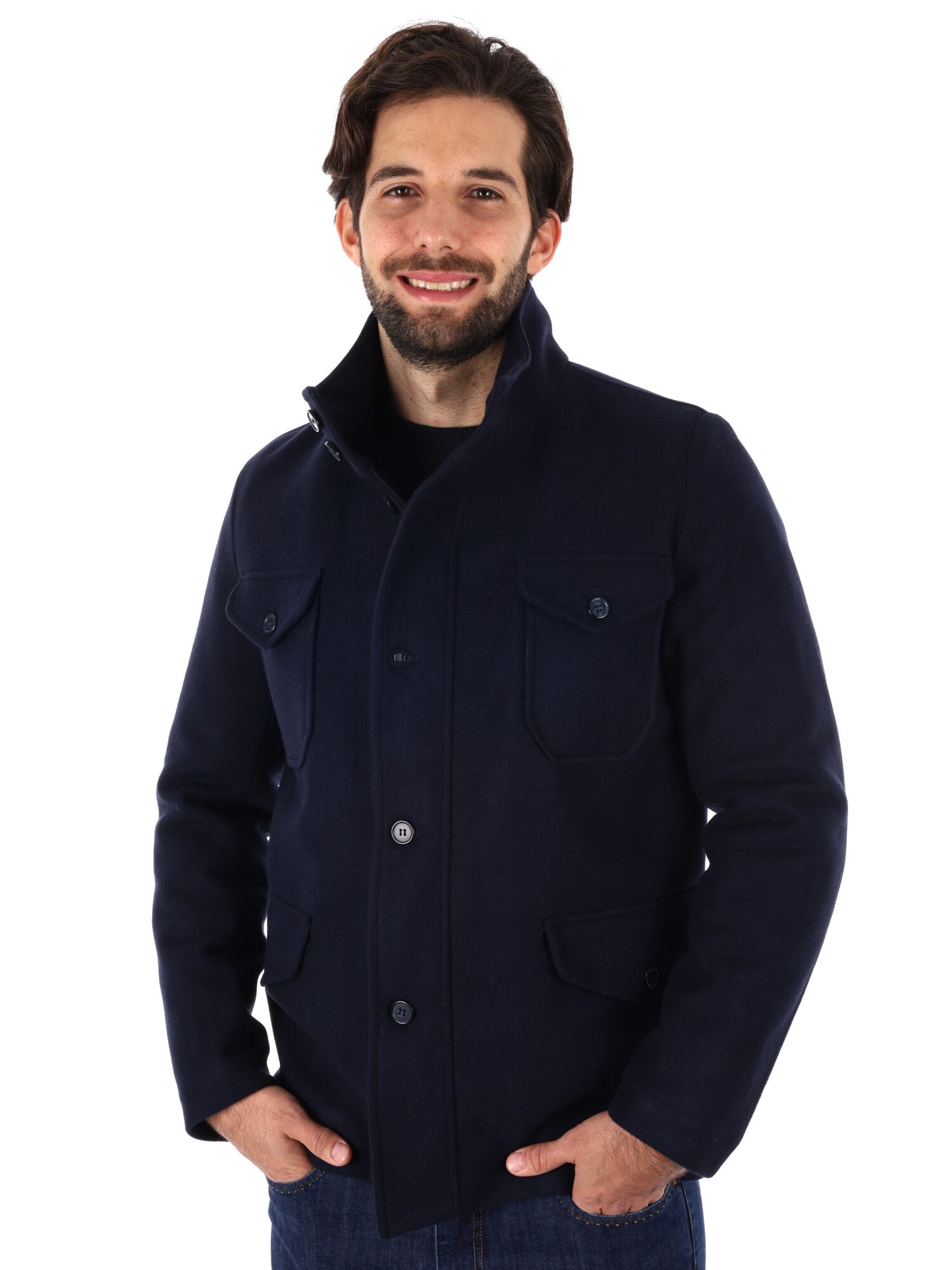 CAPPOTTO MAGGIOLINO FB DA UOMO BLU