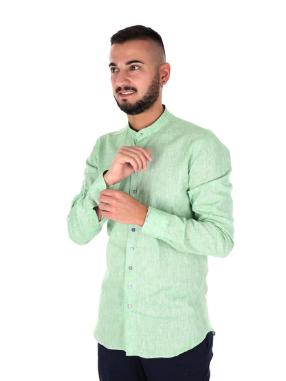 Camicia verde FB Maracaibo Core 14 da uomo elegante e versatile