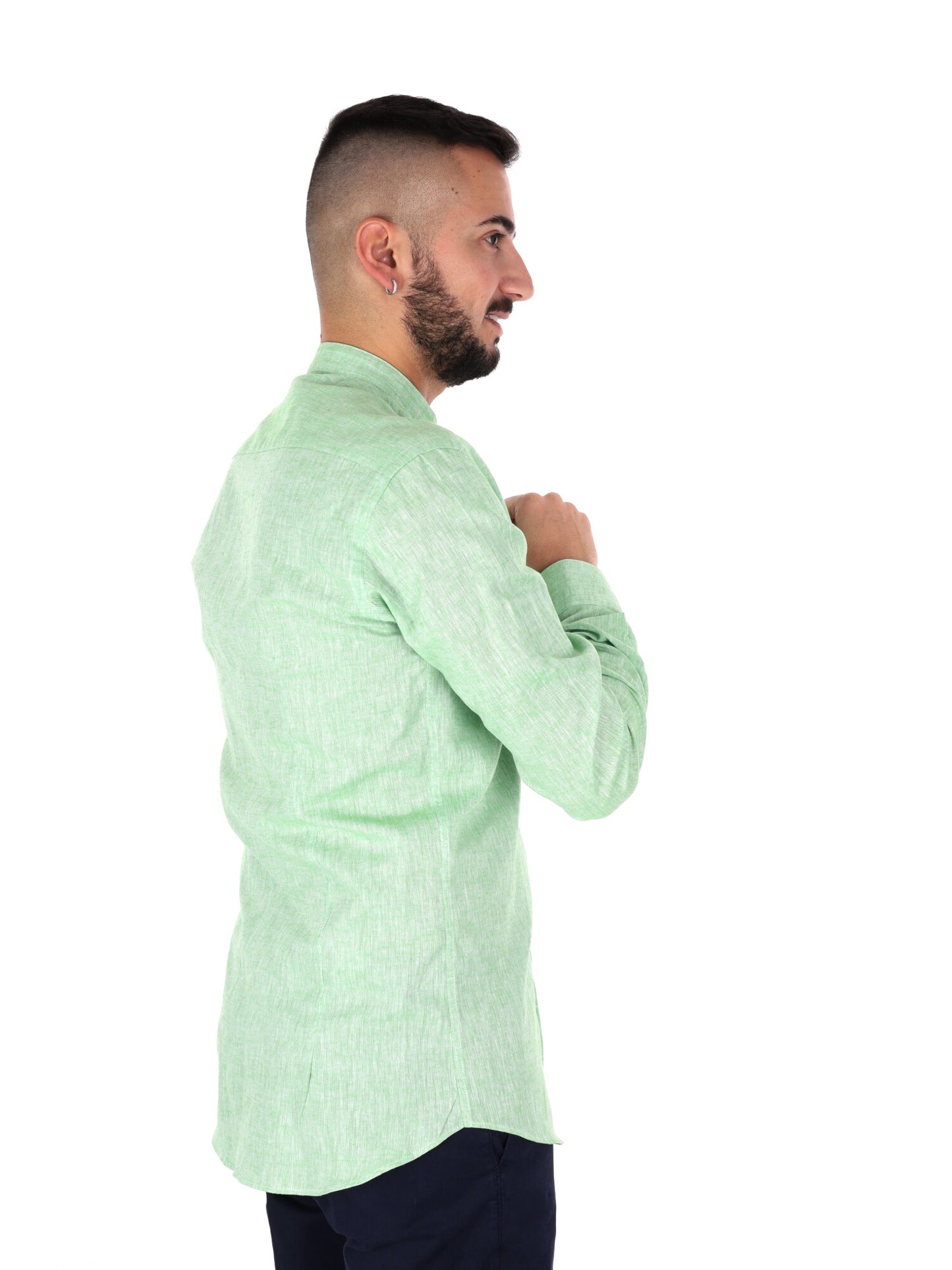 Camicia verde FB Maracaibo Core 14 da uomo elegante e versatile