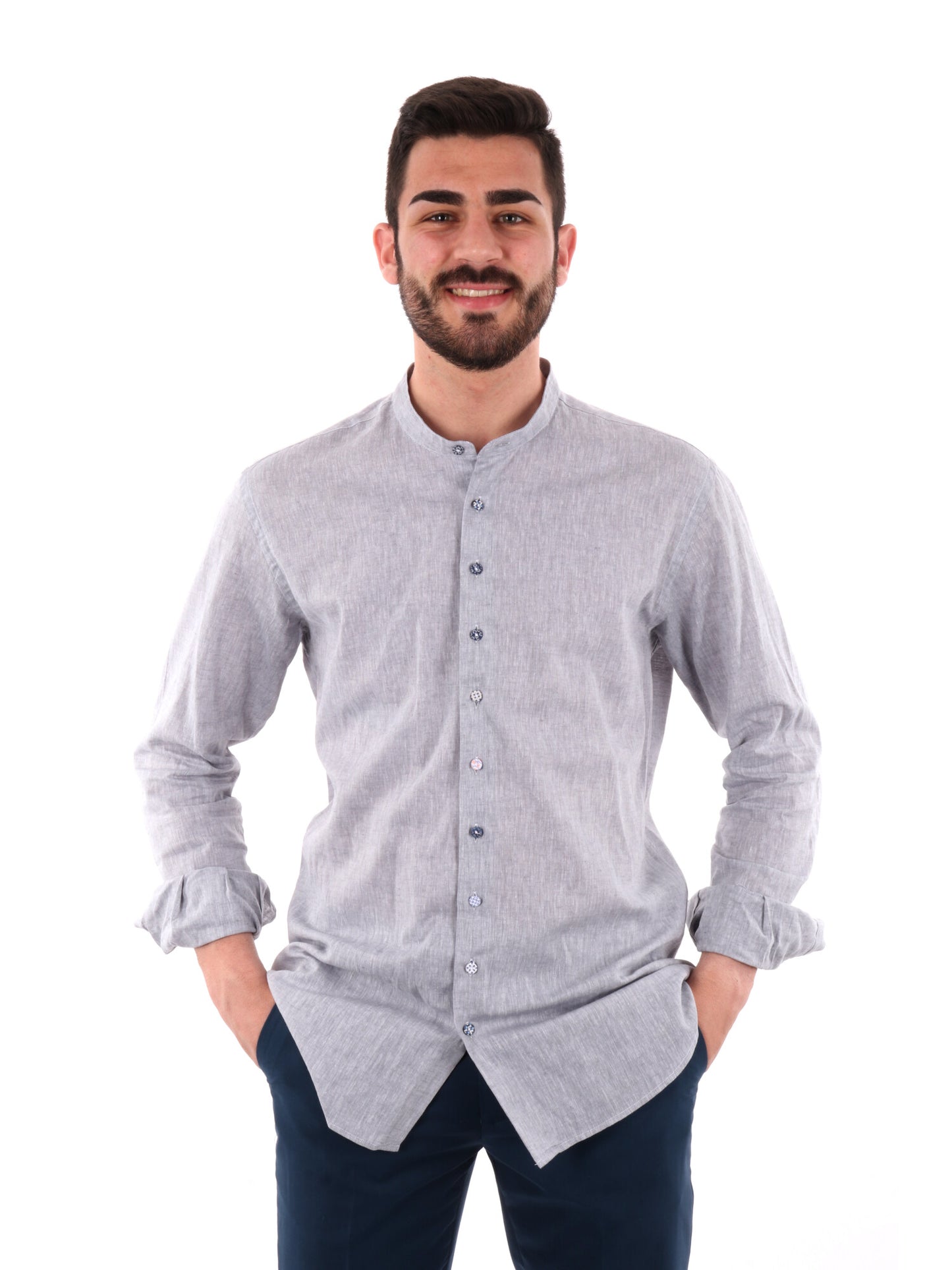 F.B. CAMICIA MISLINO - GRIGIO