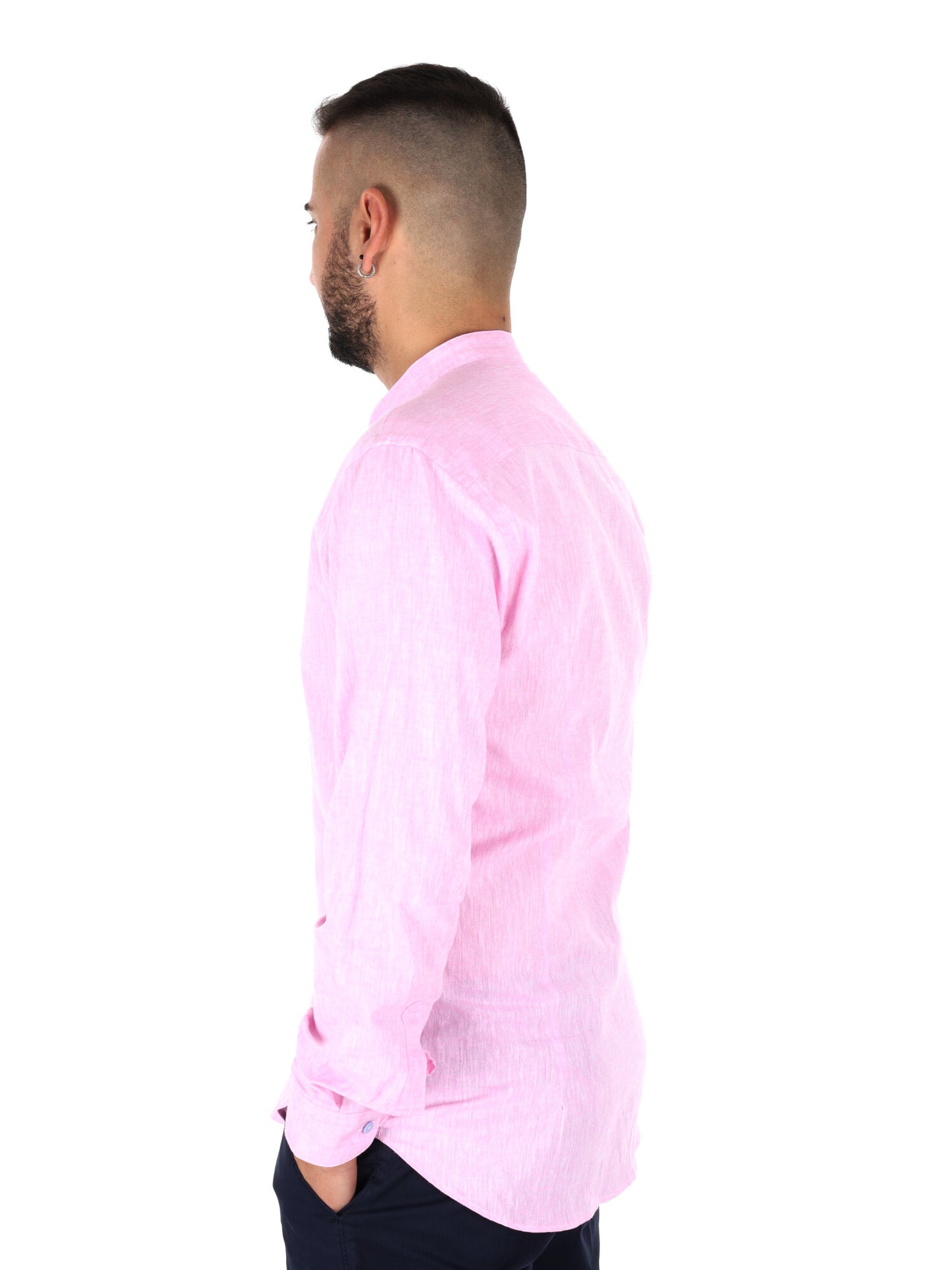 Camicia uomo FB Maracaibo Core rosa per la primavera-estate