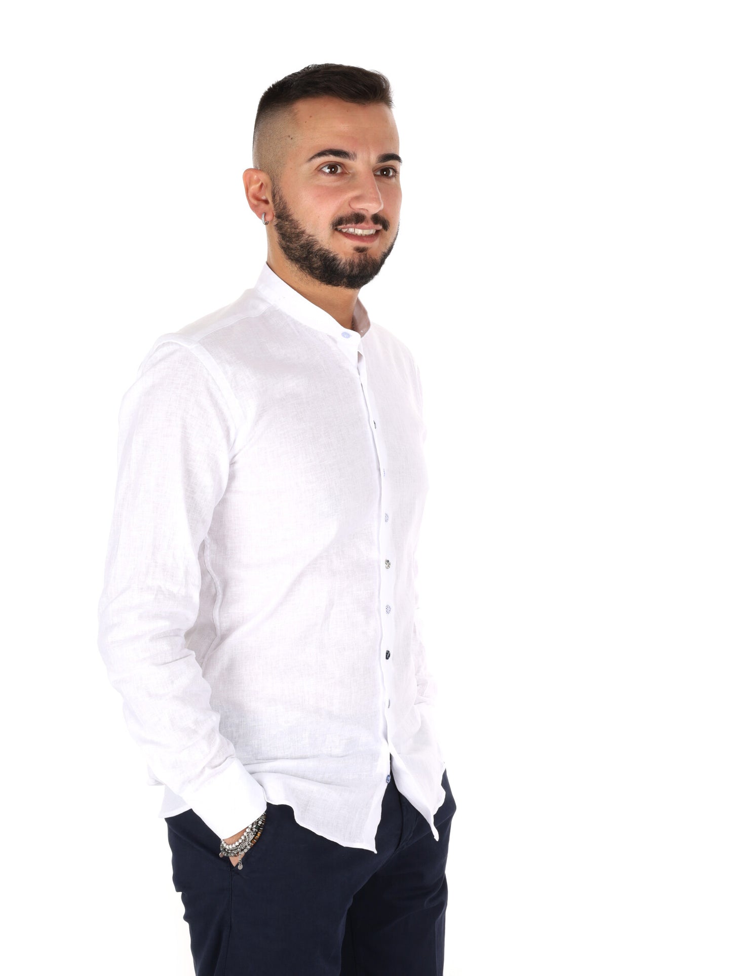Camicia bianca FB Maracaibo Core da uomo, elegante e versatile