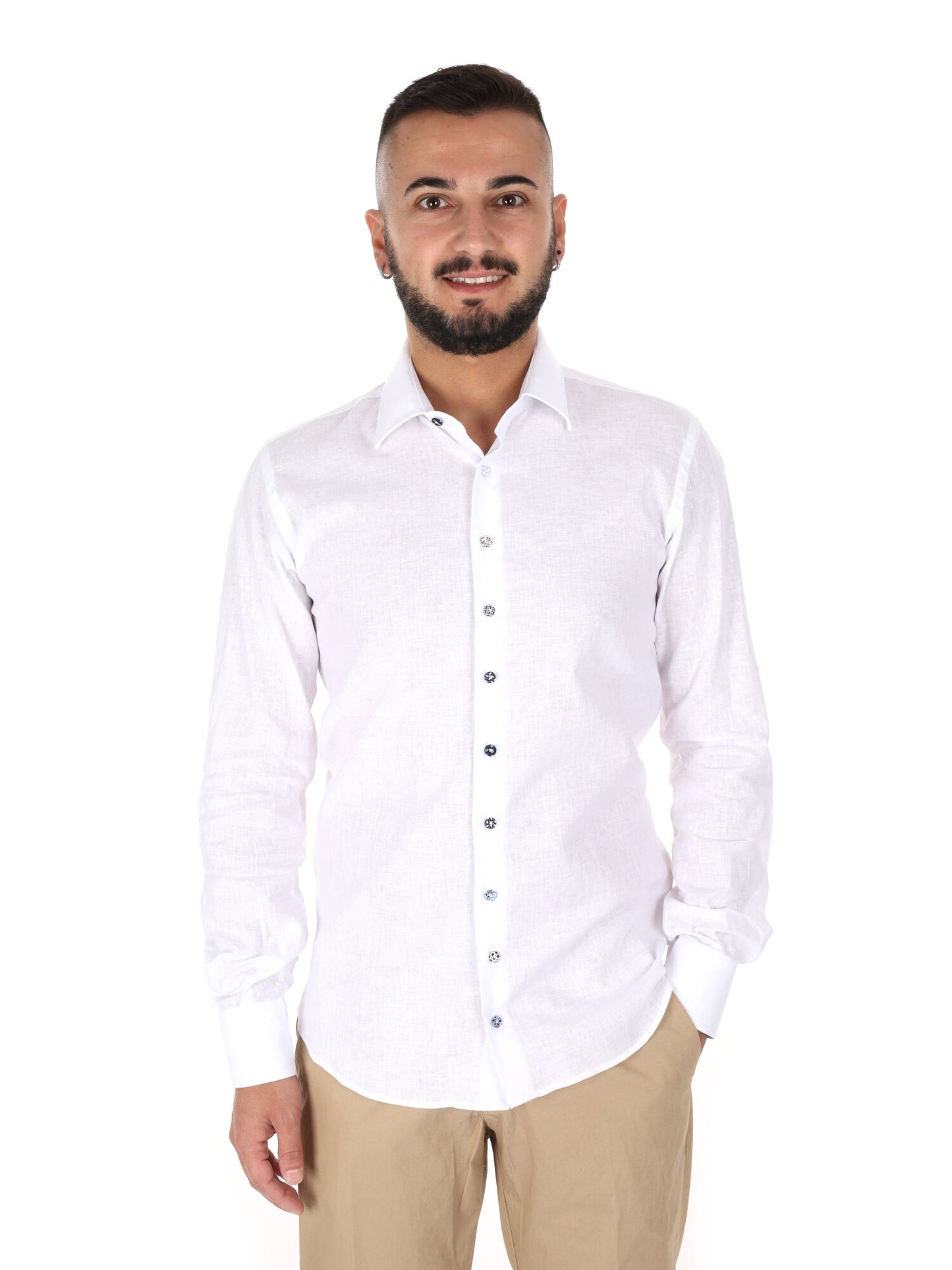 Camicia Marrakech 369 da uomo, elegante e bianca per cerimonie