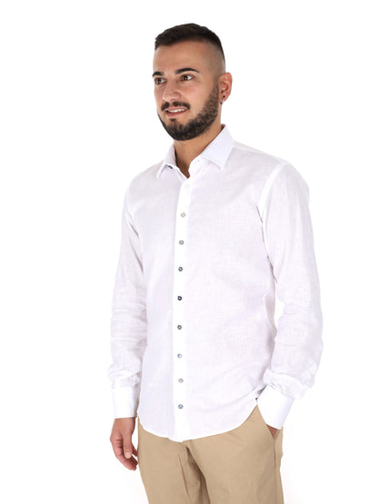 Camicia Marrakech 369 da uomo, elegante e bianca per cerimonie