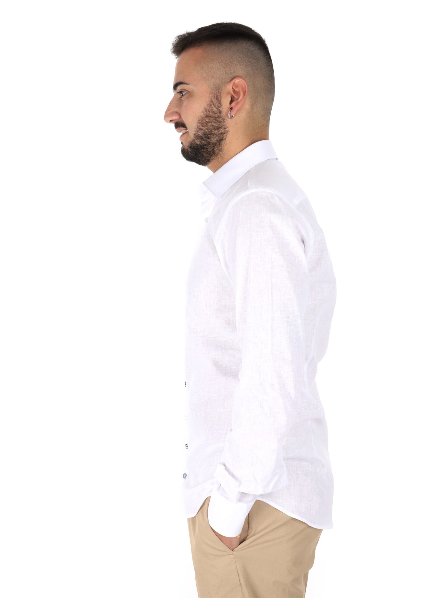 Camicia Marrakech 369 da uomo, elegante e bianca per cerimonie