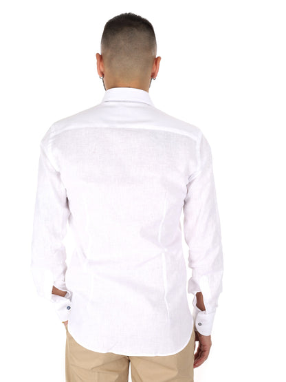 Camicia Marrakech 369 da uomo, elegante e bianca per cerimonie
