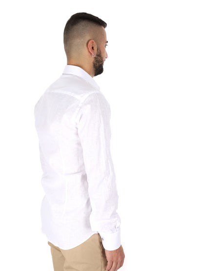 Camicia Marrakech 369 da uomo, elegante e bianca per cerimonie
