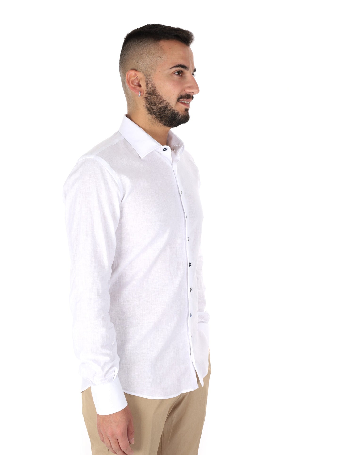 Camicia Marrakech 369 da uomo, elegante e bianca per cerimonie