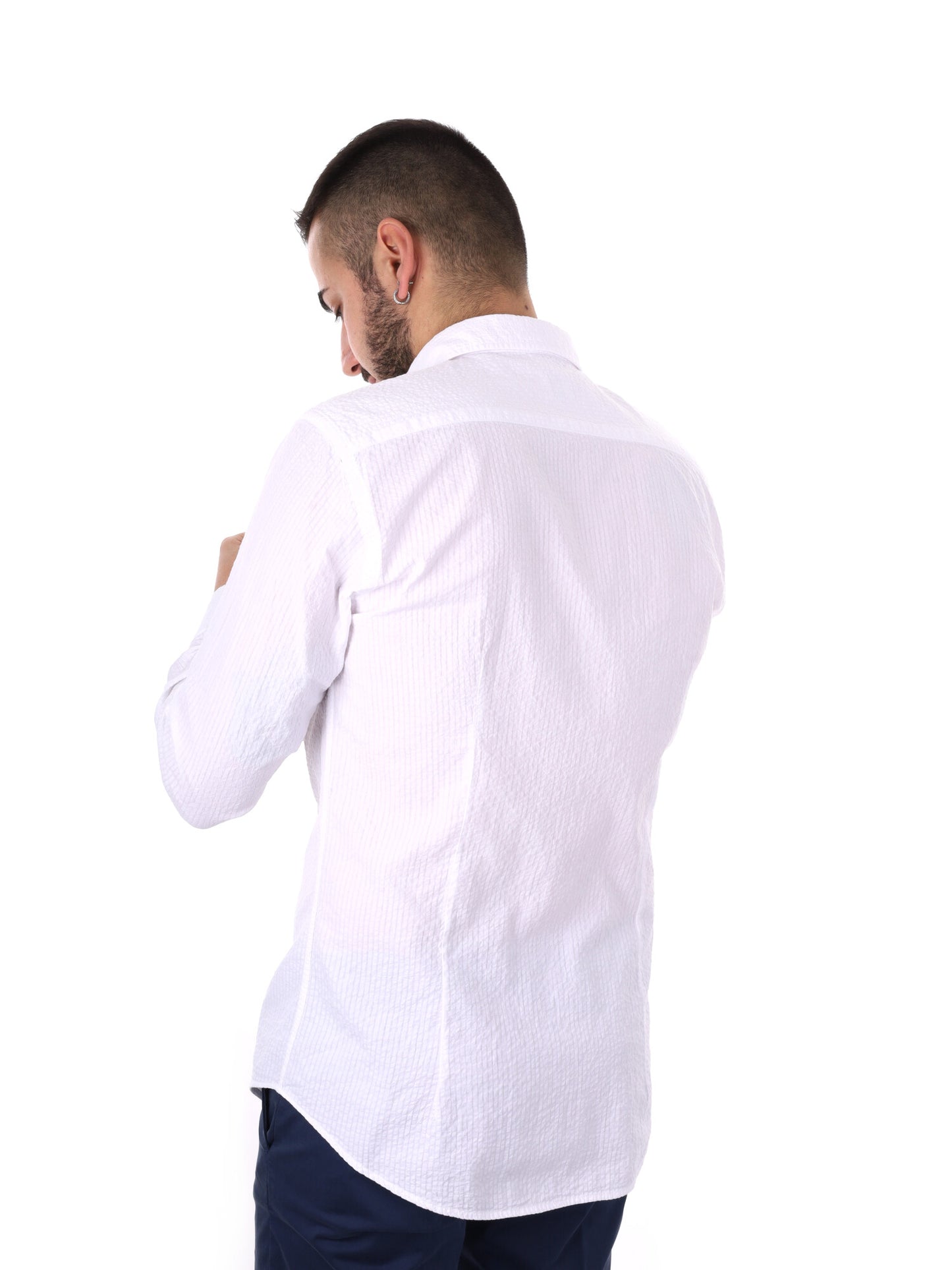 FB Mauri 369, camicia da uomo bianca elegante e versatile