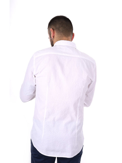 FB Mauri 369, camicia da uomo bianca elegante e versatile