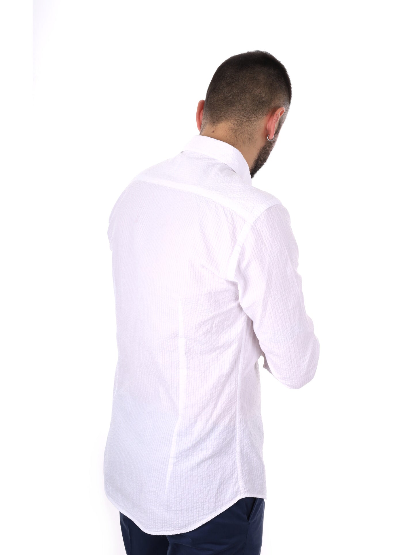 FB Mauri 369, camicia da uomo bianca elegante e versatile