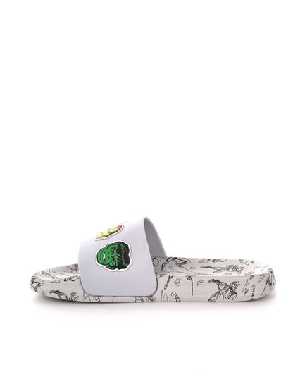 Ciabatte Leomil grigie per bambino unisex, supereroi divertenti