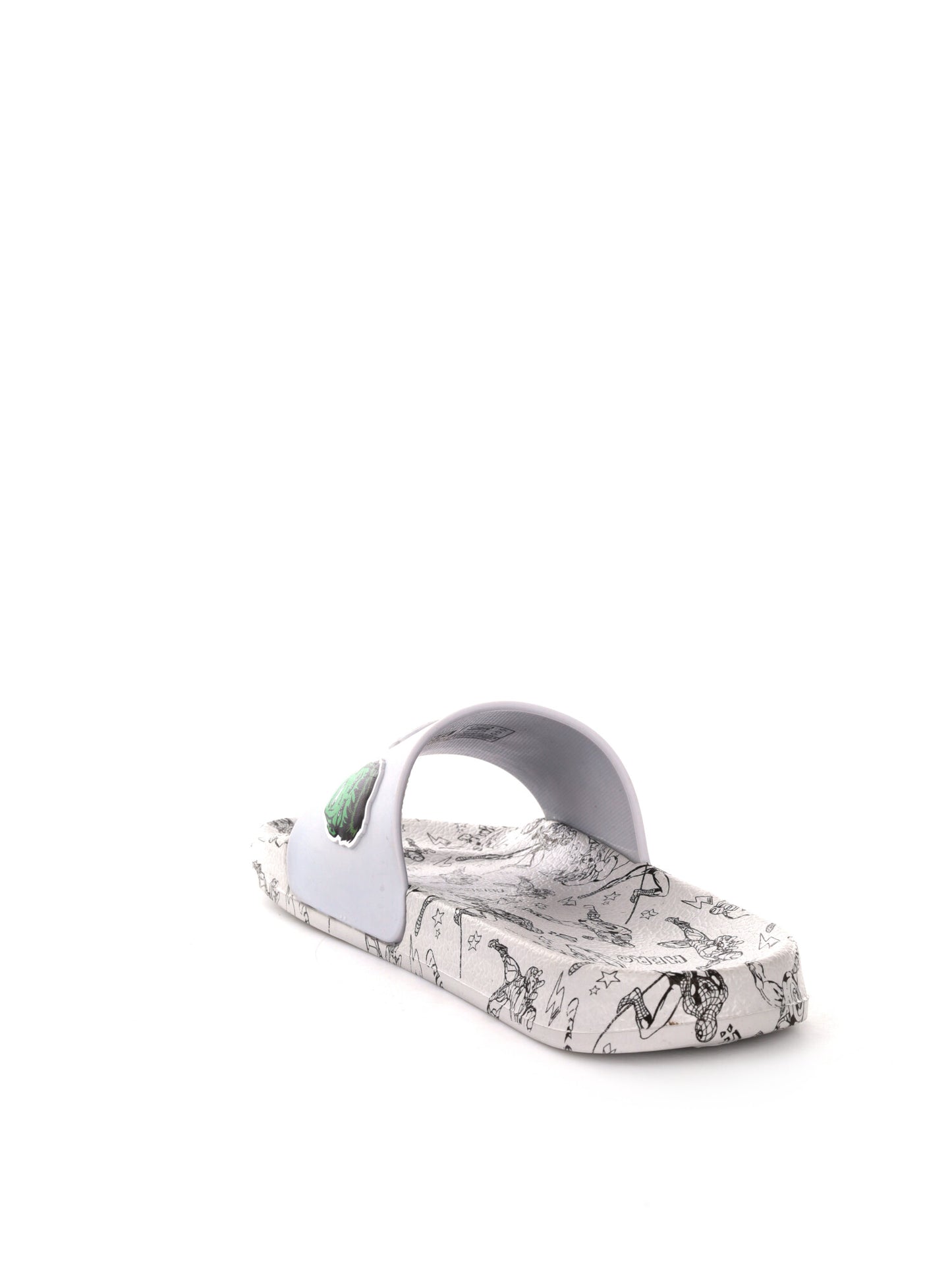 Ciabatte Leomil grigie per bambino unisex, supereroi divertenti
