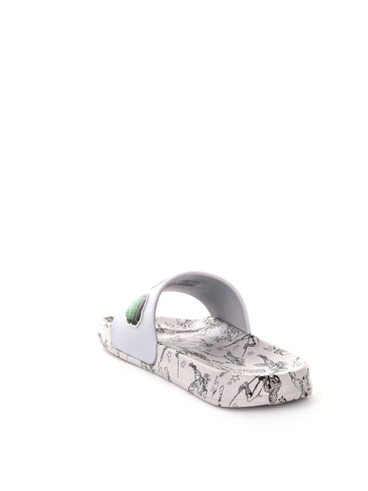 Ciabatte Leomil grigie per bambino unisex, supereroi divertenti