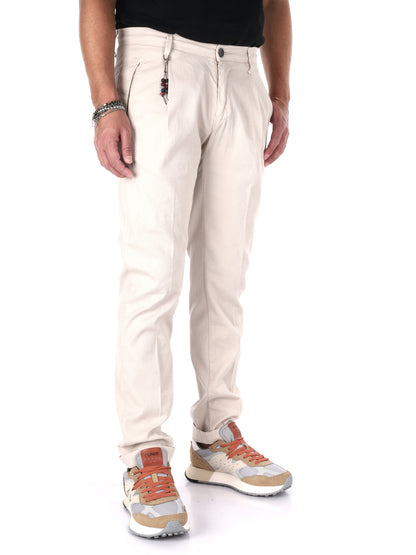 Pantaloni Montenegro di FB beige da uomo per primavera estate