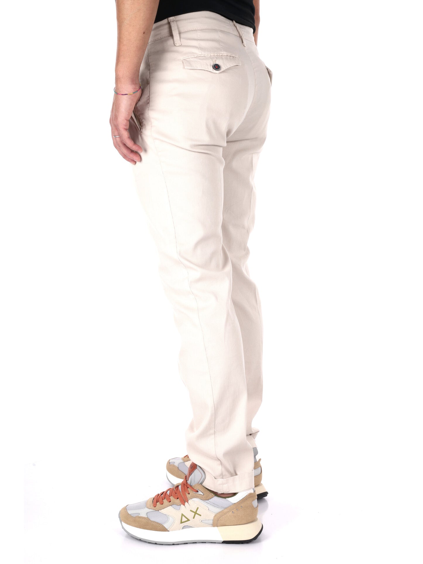 Pantaloni Montenegro di FB beige da uomo per primavera estate