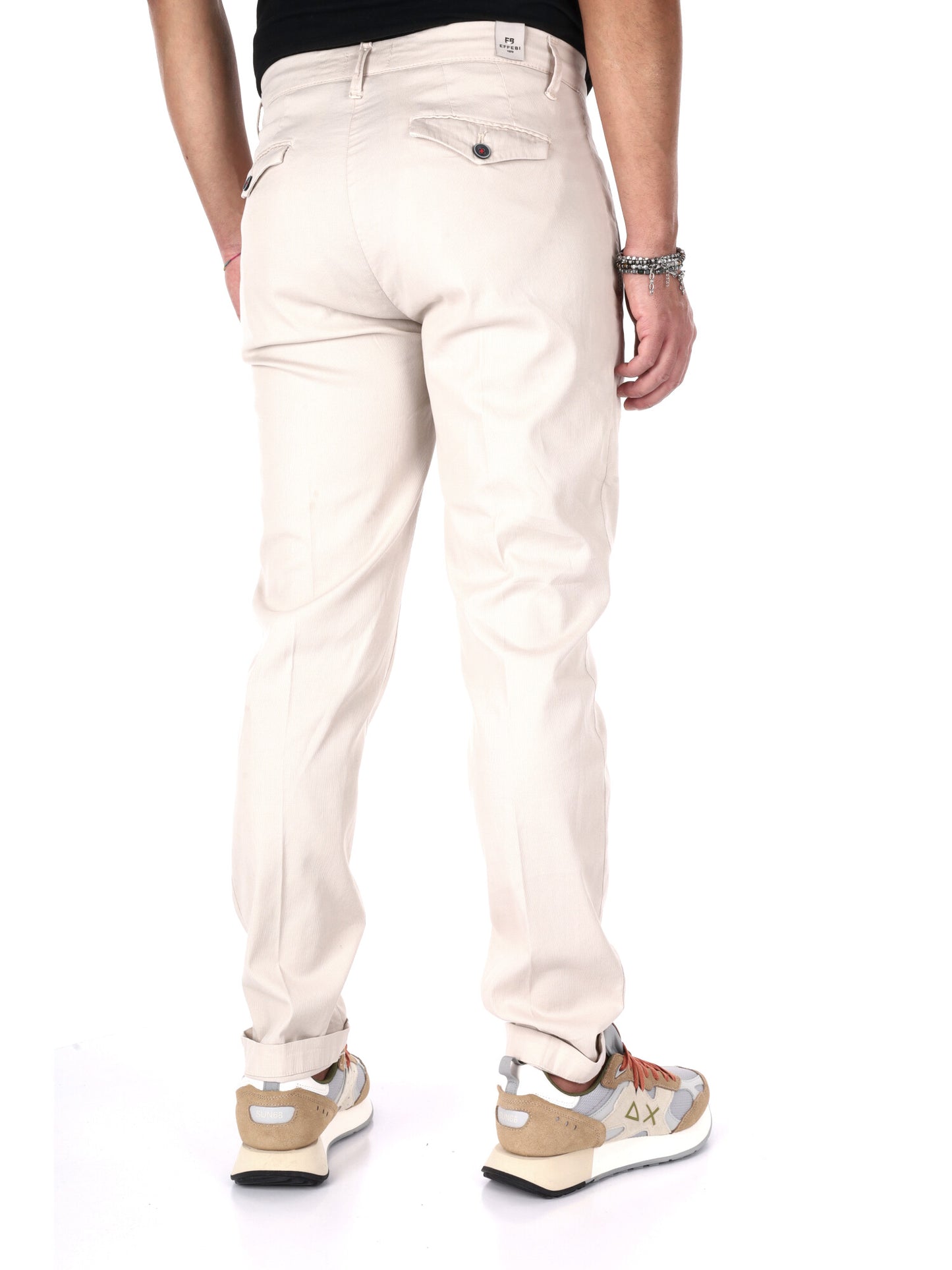 Pantaloni Montenegro di FB beige da uomo per primavera estate