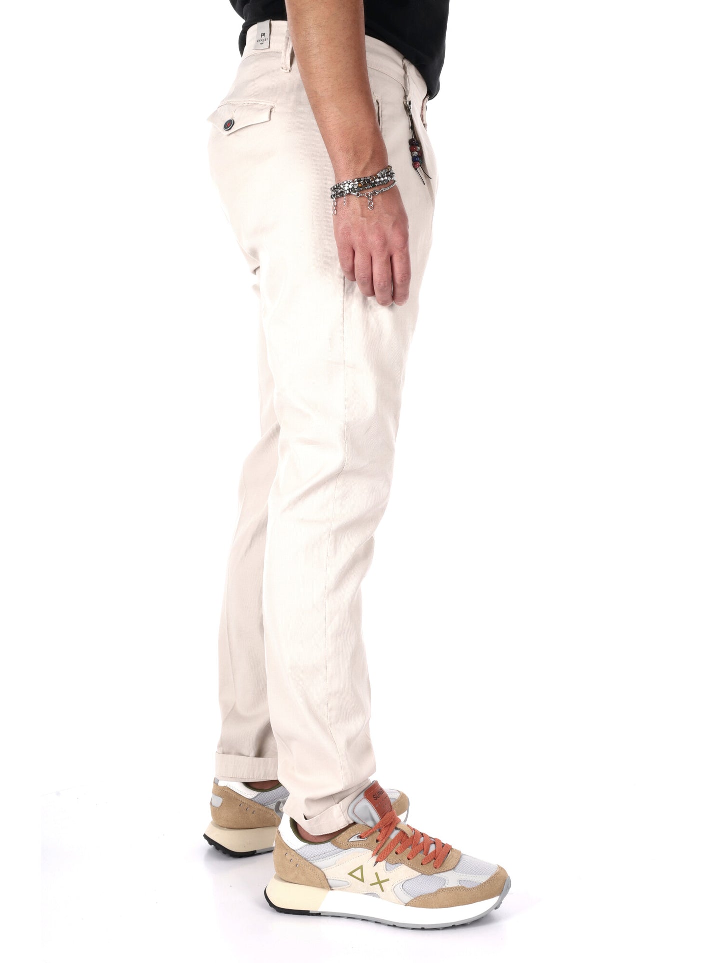 Pantaloni Montenegro di FB beige da uomo per primavera estate