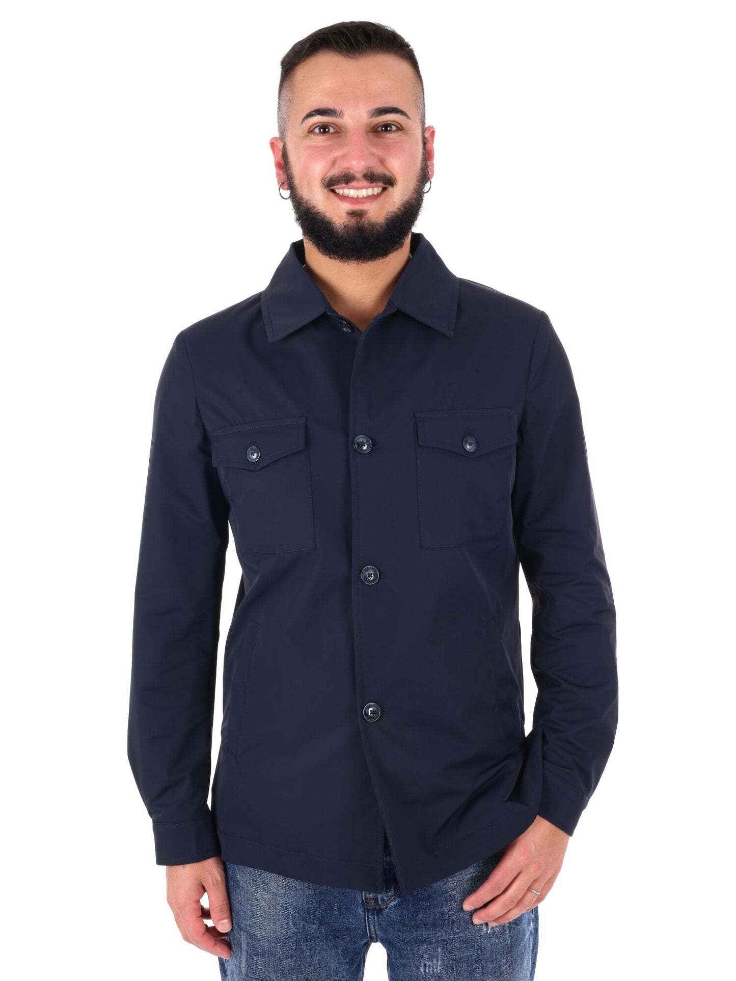 Giubbotto Moving Blu da uomo, elegante e versatile per la primavera