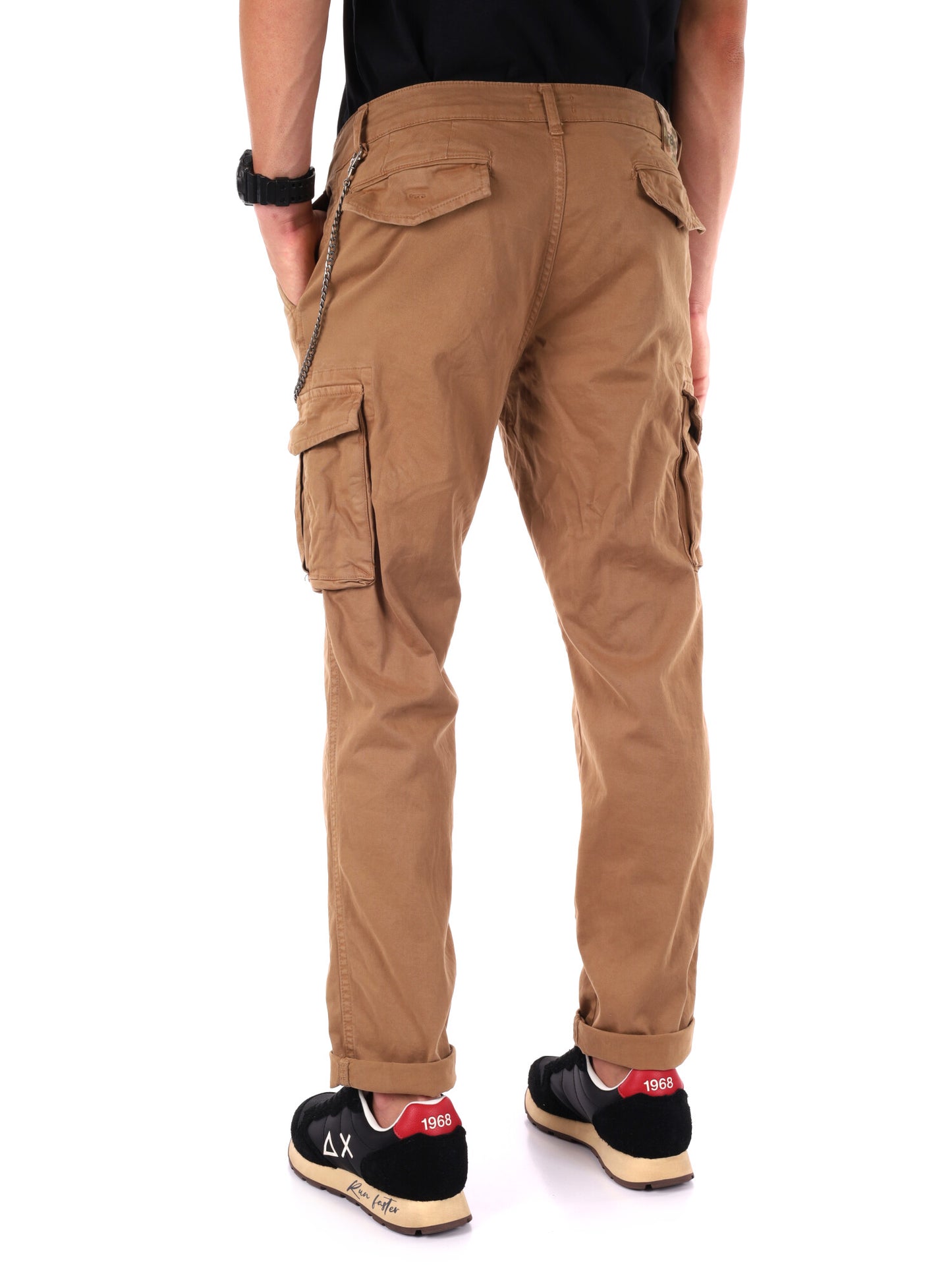 PANTALONE MOVIOLA CARGO+CATENA FB DA UOMO CAMMELLO