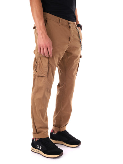 PANTALONE MOVIOLA CARGO+CATENA FB DA UOMO CAMMELLO